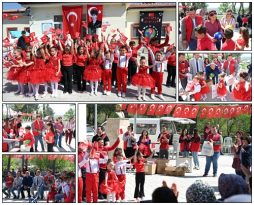 Köy okullarında 23 Nisan Coşkusu