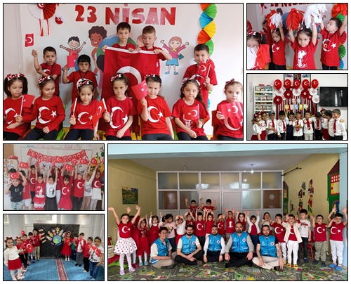 Kur’an Kurslarında 23 Nisan kutlamaları