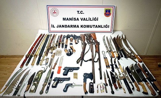 Çok sayıda Ruhsatsız Silah ele geçirildi