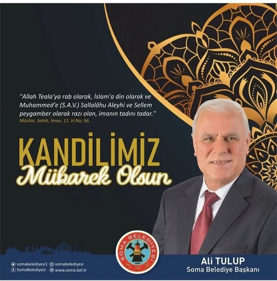 Başkan Tulup’tan Regaib Kandili mesajı