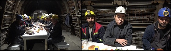 Madencilerin yerin altında ilk iftarı