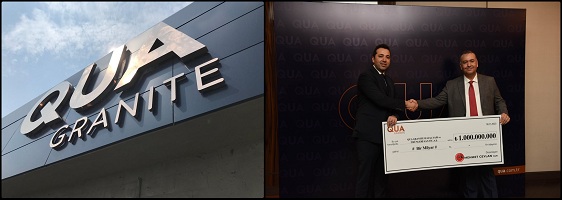QUA GRANİTE’TEN 1 MİLYAR TL’LİK REKOR SATIŞ