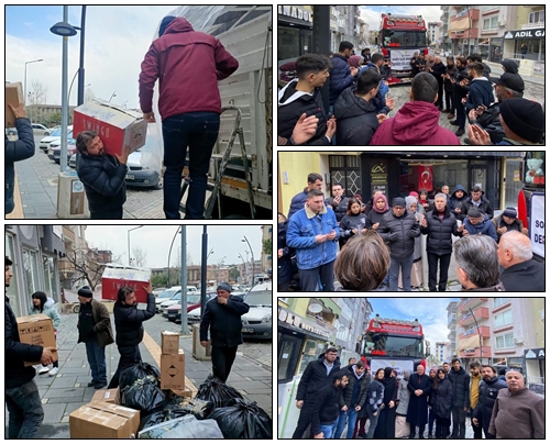 Soma AK Parti Tırı yola çıktı