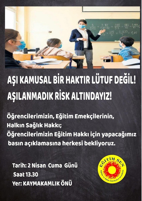 ‘Aşılanmadık Risk altındayız’