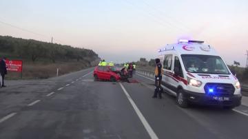 Avdan yolunda trafik kazada 1 kişi hayatını kaybetti
