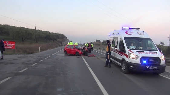 Avdan yolunda trafik kazada 1 kişi hayatını kaybetti