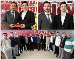 Sağlam’a hayırlı olsun ziyareti