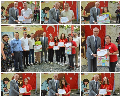 Başarılı öğrenciler ödüllendirildi