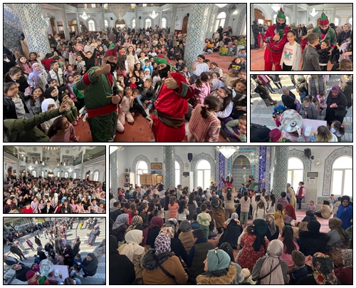 Soma’da Cami çocuk buluşması