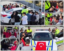Trafik Polisleri Öğrencilerle buluştu
