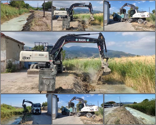 İstasyon Mahallesinde Dere Temizliği Yapıldı