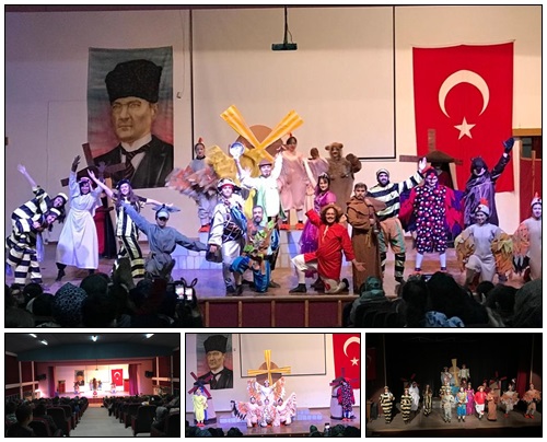 Minikler ‘Don Kişot’ ile eğlendi