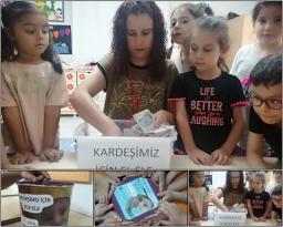 Miniklerden Kaan Efe’ye destek