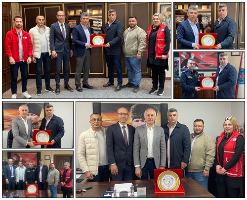 Kızılay’ın yeni yönetimi Protokol ziyaretlerinde