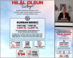 “Kurban bereketini yıl boyu yaşatın”