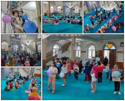 Kubbeli Camii çiçek açtı