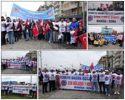 Madenciler İzmir’de