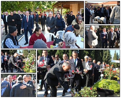 301 şehit madenci mezarları başında anıldı
