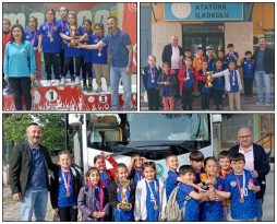 Atatürk Öğrencileri Manisa’dan kupalar ile döndü