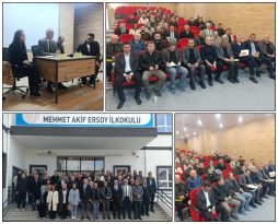 Müdürler toplantısı Mehmet Akif’te yapıldı