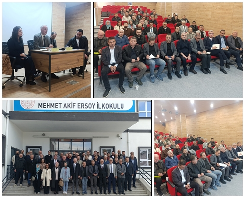 Müdürler toplantısı Mehmet Akif’te yapıldı