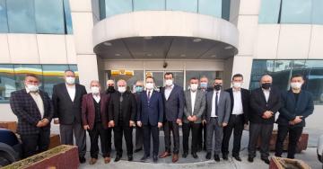 Soma Protokolünden Nakliyeciler Yönetimine ziyaret