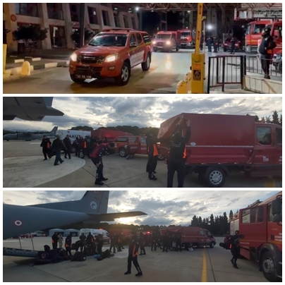 MANİSA BÜYÜKŞEHİR İTFAİYESİ AFET BÖLGESİNE HAREKET ETTİ