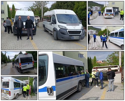 Servis Araçları Denetlendi
