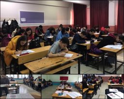 8. ve 12. sınıflar Aylık denemesini oldu