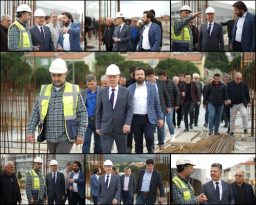 “Stadyum inşaatı hızla devam ediyor”