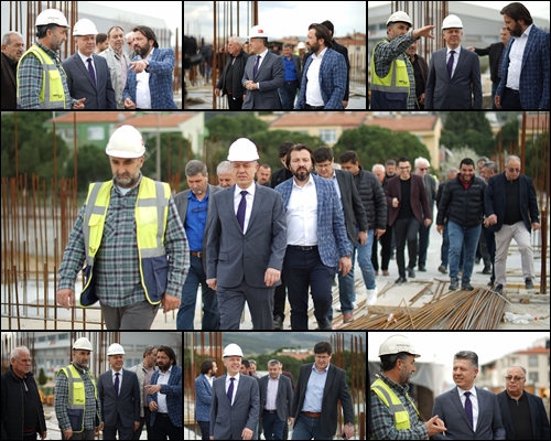“Stadyum inşaatı hızla devam ediyor”