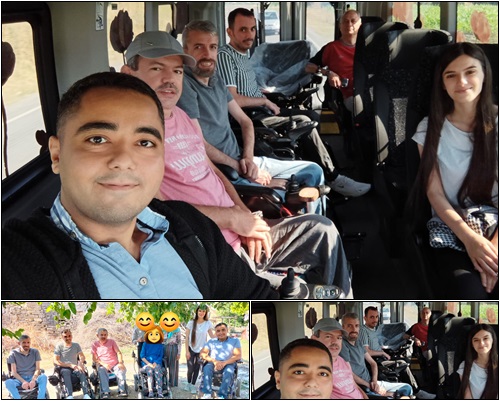Engelli genç kız sandalyesine kavuştu