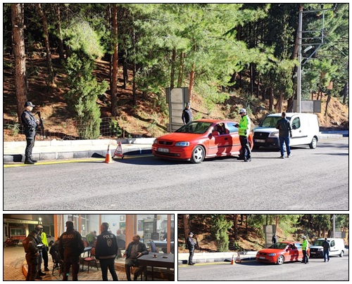 Trafik ekiplerinden Çocuklara ziyaret