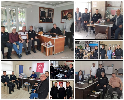 Emniyet Müdürü Er, Mahalle muhtarlarını ziyaret etti