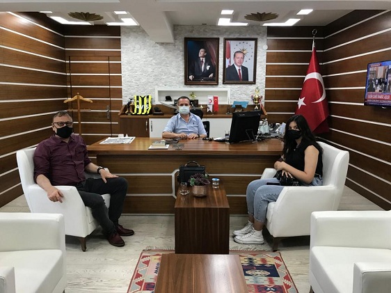Uzunyılmaz, ilk ziyaretini Kaymakam Akkaya’ya yaptı