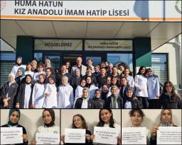 Hüma Hatun öğrencileri Yılbaşına “Hayır” dedi