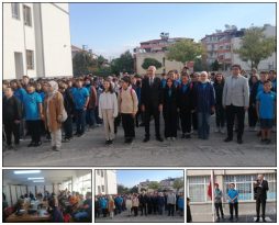 MEM Dikici Bayrak törenine katıldı