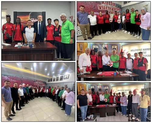 Zaferspor kızları Ziyarette