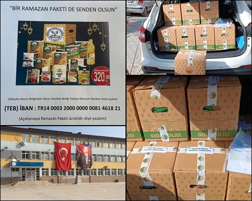 Ramazan paketleri Sahiplerine ulaştırılıyor